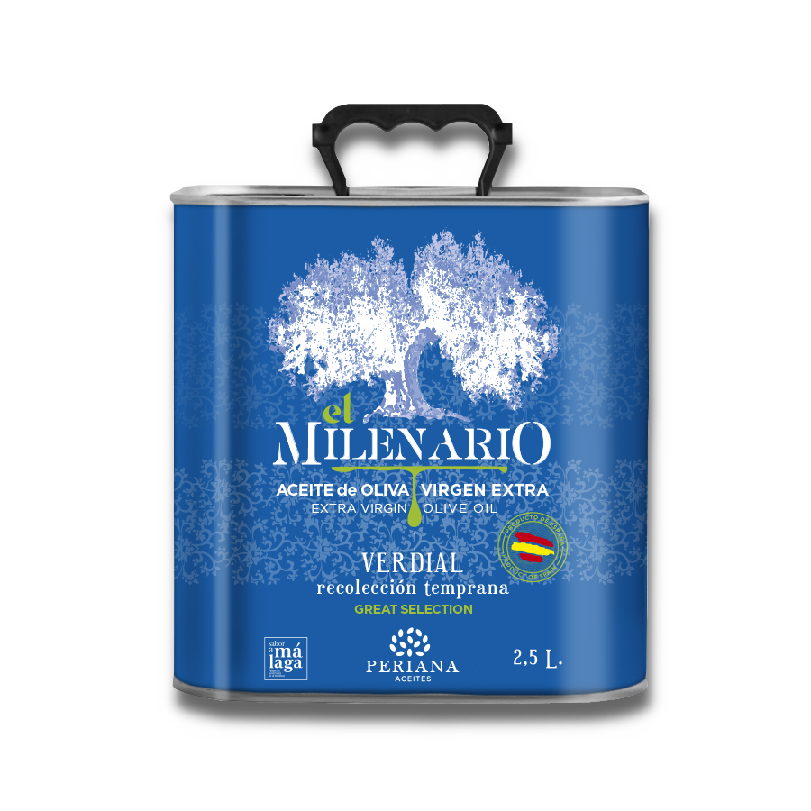 Aceite de Oliva Virgen Extra Verdial, Milenario 2,5 Litros