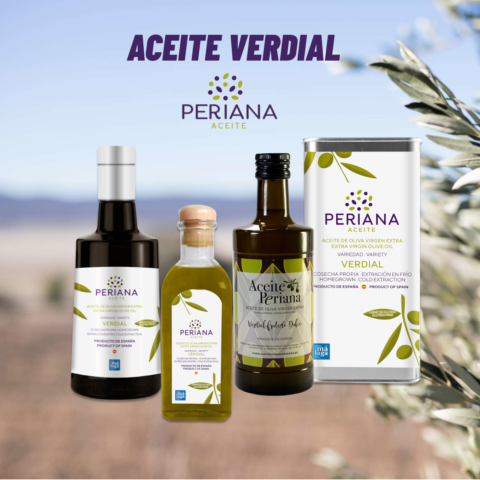 Aceite de Oliva Virgen Extra 5 Litros, Periana, Envío 48/72 horas