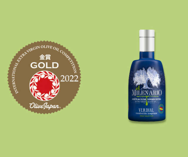 Medalla de oro en la competición Internacional de aceites de oliva extra vírgenes de Japón. Olive Japan