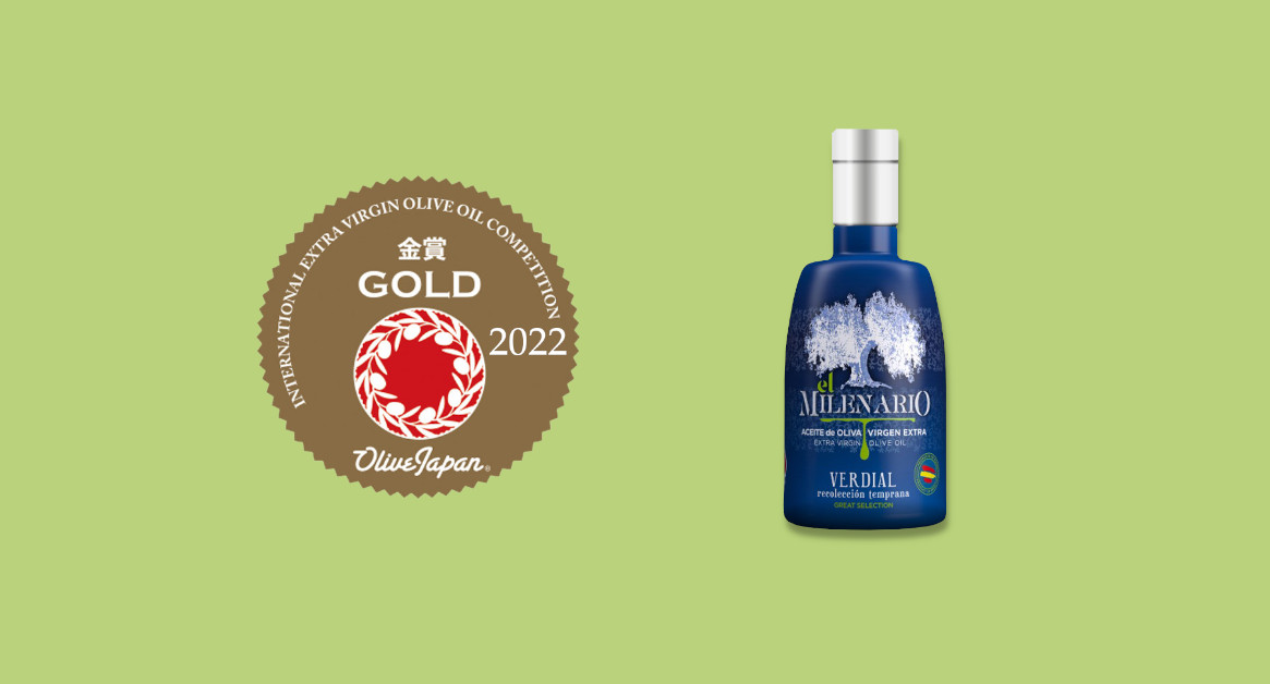 Medalla de oro en la competición Internacional de aceites de oliva extra vírgenes de Japón. Olive Japan