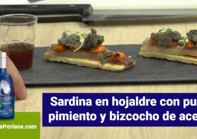 Sardina ahumada en hojaldre muerto
