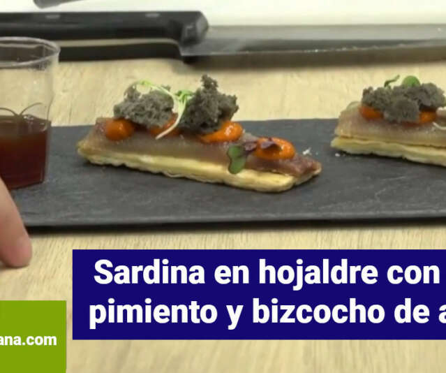 Sardina ahumada en hojaldre muerto